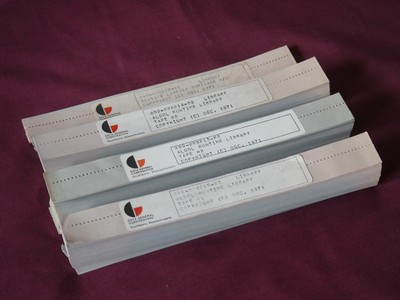 ALGOL runtime library paper tapes ALGOL runtime library paper tapes